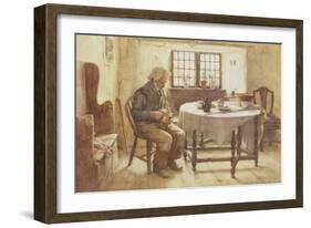 A Poor Man's Meal, 1891-Walter Langley-Framed Giclee Print