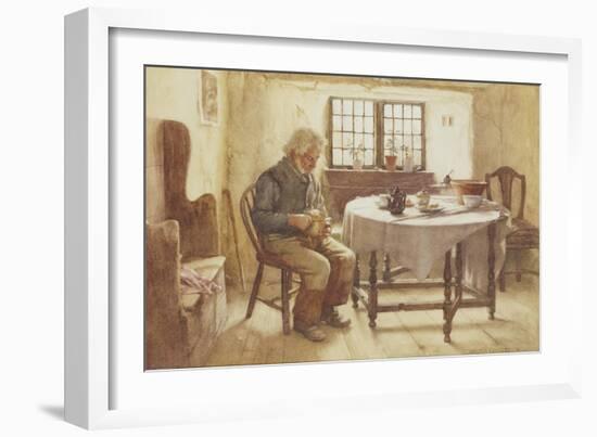 A Poor Man's Meal, 1891-Walter Langley-Framed Giclee Print