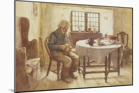 A Poor Man's Meal, 1891-Walter Langley-Mounted Giclee Print