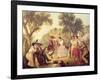 A Popular Dance-null-Framed Giclee Print