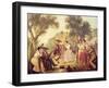 A Popular Dance-null-Framed Giclee Print