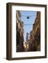 A Popular Lane in Verona Leads Directly to the Church-Petra Daisenberger-Framed Photographic Print