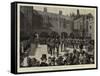 A Popular London Spectacle, Changing Guard at St James's Palace-Henry Gillard Glindoni-Framed Stretched Canvas