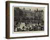 A Popular London Spectacle, Changing Guard at St James's Palace-Henry Gillard Glindoni-Framed Giclee Print