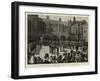 A Popular London Spectacle, Changing Guard at St James's Palace-Henry Gillard Glindoni-Framed Giclee Print