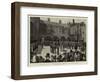 A Popular London Spectacle, Changing Guard at St James's Palace-Henry Gillard Glindoni-Framed Giclee Print