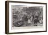 A Popular Sport in Berlin, a Dog's Swimming Race in the River Spree-William Hatherell-Framed Giclee Print