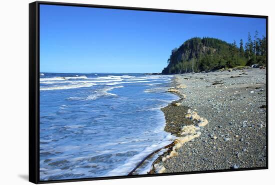 A Popular Spot for Surfing and Kayaking, Haida Gwaii Islands, North Beach, Naikoon Provincial Park-Richard Wright-Framed Stretched Canvas