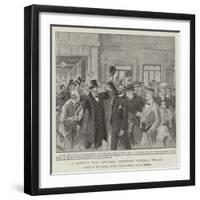 A Popular War Advocate, Cheering General Weyler-null-Framed Giclee Print