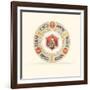 A Porcelain Dinner Plate from the Raphael Service, the Centre Depicting a Mermaid, 1903-null-Framed Giclee Print