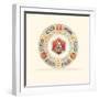 A Porcelain Dinner Plate from the Raphael Service, the Centre Depicting a Mermaid, 1903-null-Framed Giclee Print