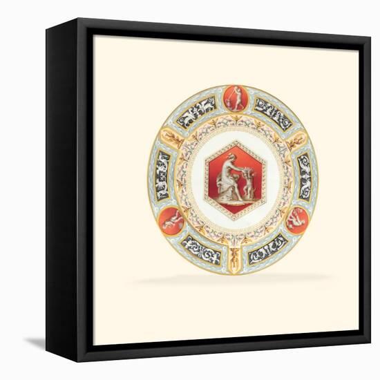 A Porcelain Dinner Plate from the Raphael Service-null-Framed Stretched Canvas