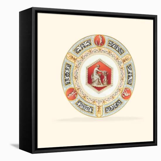 A Porcelain Dinner Plate from the Raphael Service-null-Framed Stretched Canvas