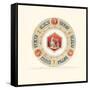 A Porcelain Dinner Plate from the Raphael Service-null-Framed Stretched Canvas