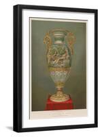 A Porcelain Vase from the Royal Manufactory, Berlin-null-Framed Giclee Print