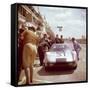 A Porsche 904/4 Gts in the Pits, Le Mans, France, 1964-null-Framed Stretched Canvas