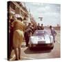 A Porsche 904/4 Gts in the Pits, Le Mans, France, 1964-null-Stretched Canvas