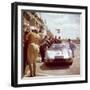 A Porsche 904/4 Gts in the Pits, Le Mans, France, 1964-null-Framed Photographic Print