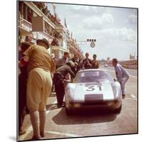 A Porsche 904/4 Gts in the Pits, Le Mans, France, 1964-null-Mounted Photographic Print