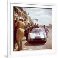 A Porsche 904/4 Gts in the Pits, Le Mans, France, 1964-null-Framed Photographic Print