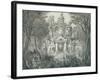 A Portal at Angkor Thom, 1873-Louis Delaporte-Framed Giclee Print