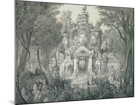 A Portal at Angkor Thom, 1873-Louis Delaporte-Mounted Giclee Print