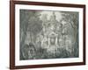 A Portal at Angkor Thom, 1873-Louis Delaporte-Framed Giclee Print