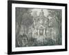 A Portal at Angkor Thom, 1873-Louis Delaporte-Framed Giclee Print