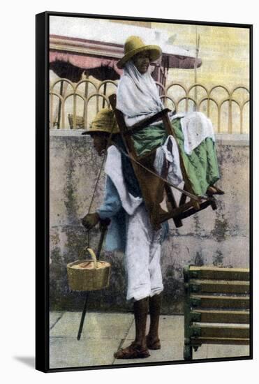 A Porter, Mexico, Early 20th Century-null-Framed Stretched Canvas