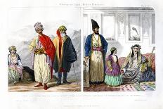 Caucasian Race, Hindus, 1800-1900-A Portier-Framed Giclee Print