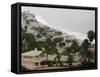 A Portion of the Pacific Coast Highway in Malibu, California, is Shown Monday, July 31, 2006-Damian Dovarganes-Framed Stretched Canvas