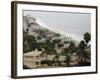 A Portion of the Pacific Coast Highway in Malibu, California, is Shown Monday, July 31, 2006-Damian Dovarganes-Framed Photographic Print