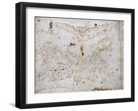 A Portolan Chart of Europe, circa 1500-null-Framed Giclee Print