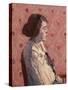 A Portrait in Profile: Mary L-Harold Gilman-Stretched Canvas