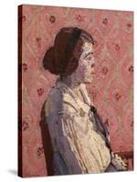 A Portrait in Profile: Mary L-Harold Gilman-Stretched Canvas