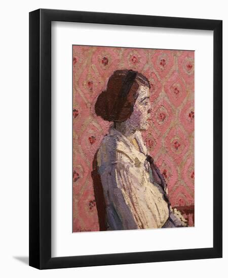 A Portrait in Profile: Mary L-Harold Gilman-Framed Premium Giclee Print