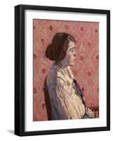 A Portrait in Profile: Mary L-Harold Gilman-Framed Giclee Print