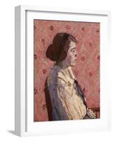 A Portrait in Profile: Mary L-Harold Gilman-Framed Giclee Print