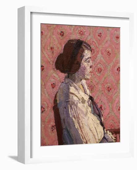 A Portrait in Profile: Mary L-Harold Gilman-Framed Giclee Print