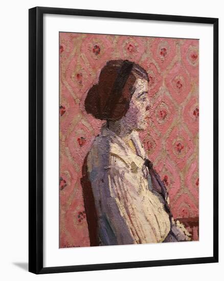 A Portrait in Profile: Mary L-Harold Gilman-Framed Giclee Print