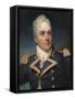 A Portrait Miniature of Captain Alexander Skene Wearing Naval Uniform-Andrew Robertson-Framed Stretched Canvas