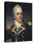 A Portrait Miniature of Captain Alexander Skene Wearing Naval Uniform-Andrew Robertson-Stretched Canvas