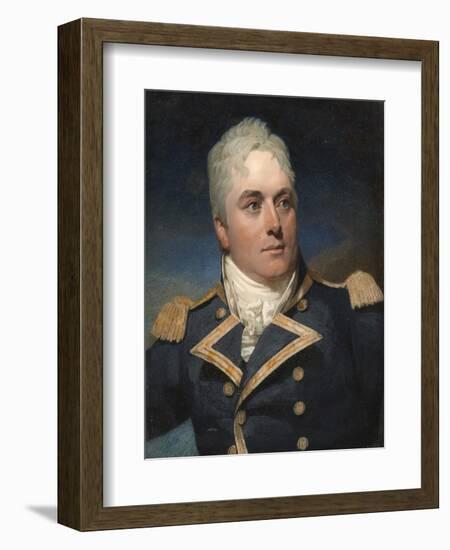 A Portrait Miniature of Captain Alexander Skene Wearing Naval Uniform-Andrew Robertson-Framed Giclee Print