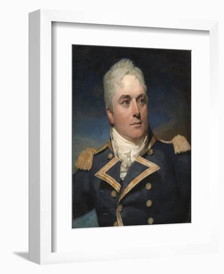 A Portrait Miniature of Captain Alexander Skene Wearing Naval Uniform-Andrew Robertson-Framed Giclee Print