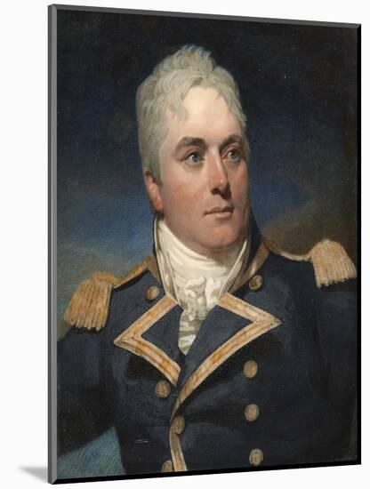 A Portrait Miniature of Captain Alexander Skene Wearing Naval Uniform-Andrew Robertson-Mounted Giclee Print