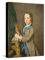 A Portrait of a Boy with a Pet Squirrel, 18th century-Joseph Highmore-Stretched Canvas