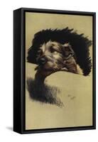 A Portrait Of a Dog-null-Framed Stretched Canvas