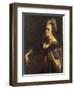 A Portrait of a Woman playing the Lute, possibly a Self-Portrait of the Artist, c.1615-Artemisia Gentileschi-Framed Giclee Print