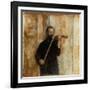 A Portrait of Achille Lerminiaux Playing the Violin, 1885-Fernand Khnopff-Framed Giclee Print