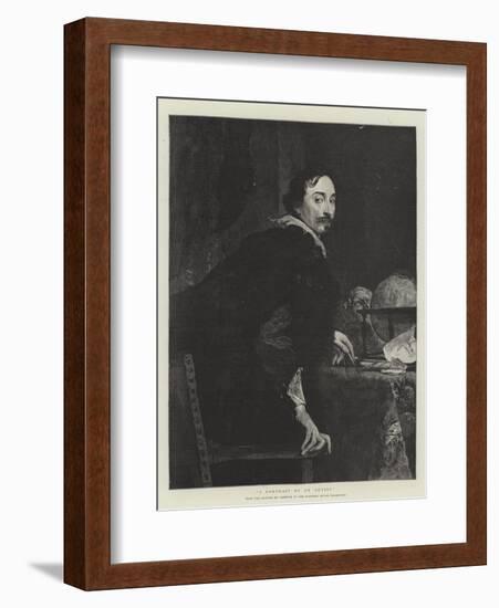 A Portrait of an Artist-Sir Anthony Van Dyck-Framed Giclee Print